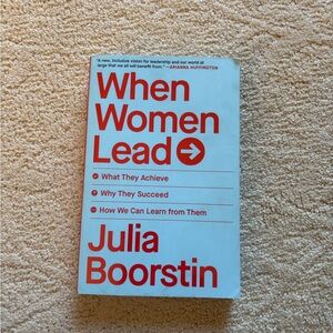 When Women Lead Book by Julia Boorstin